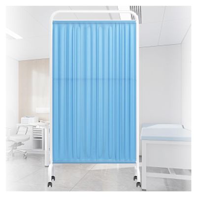 Generic Medical Privacy Screen, 6-Ft. Rolling 3-Panel Folding Room Divider