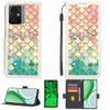Kinetijy Case for Oscal C70 Pro with 9H HD Screen Protector, RFID Blocking, Gold Glitter & Glow view 1
