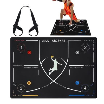 Portable, Quiet Basketball Dribbling Training Mat