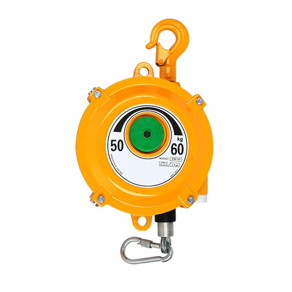 MJMLUCK Retractable Spring Balancer Tool Holder for Lifting and Stabilizing Equipment, 1 pc (50–60 kg)