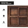 DECHOUS Wooden Serving Tray with Multiple Compartments view 2