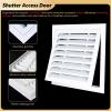 Drywall Access Panel with Dust Protection, White, 50 x 75 cm view 4