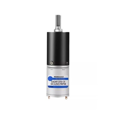 YANGC GA24Y-370 High-Torque Micro Motor, 17 RPM, 6 V, 4 mm Shaft