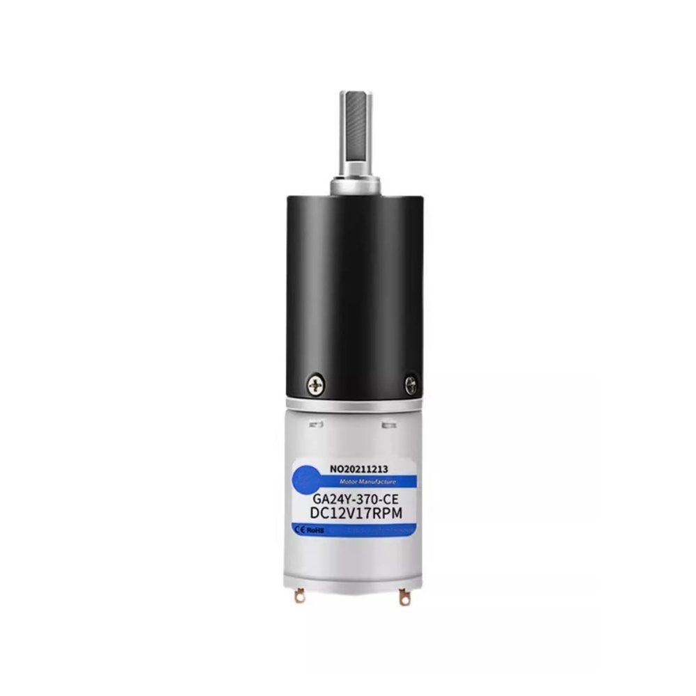 YANGC GA24Y-370 High-Torque Micro Motor, 17 RPM, 6 V, 4 mm Shaft