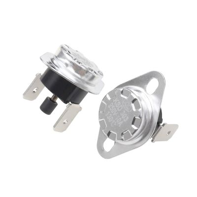 10-Pack KSD301 KSD303 10A 45–150°C Manual-Reset Thermostat, Normally Closed Temperature Switch (75°C)