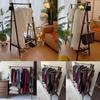 Freestanding Industrial Garment Rack with Hooks, Clothing Rod and Storage Shelves, 60/80/100/120 x 48 x 150 cm view 2