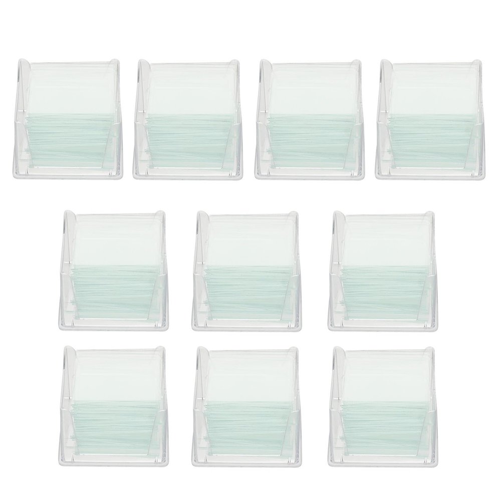 DINHEAROM Square Microscope Coverslips for Optical Microscopes, 3.00 x 3.00 x 2.00 cm, 1,000 Pieces in 10 Boxes