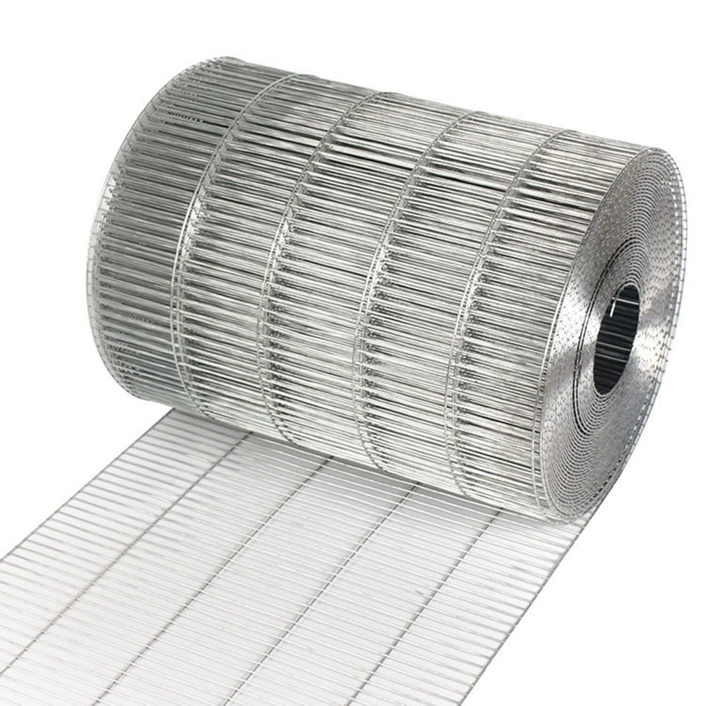 Galvanized Welded Wire Mesh Roll, 0.5 x 15 m, 1 x 10 cm Mesh, 1.8 mm Wire