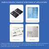 Deluxe Metal Wall Holder, A4 Desktop Folding Presentation Folder with 30 Pockets view 2