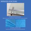 Deluxe Metal Wall Holder, A4 Desktop Folding Presentation Folder with 30 Pockets view 4