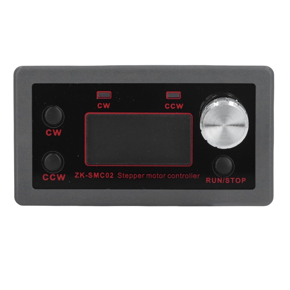 Oumefar Stepper Motor Controller Driver, Compact Single-Axis Forward/Reverse Control, ABS