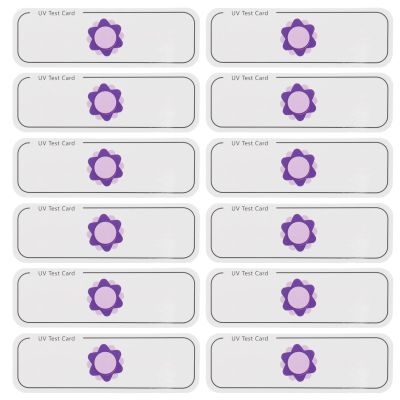 SKISUNO UVA Indicator UV Test Cards, Lightweight and Portable, 20 Paper Cards