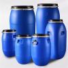 MJMLUCK 160 L Water Storage Barrel, Food-Grade Plastic, Lid and Metal Sealing Ring view 2