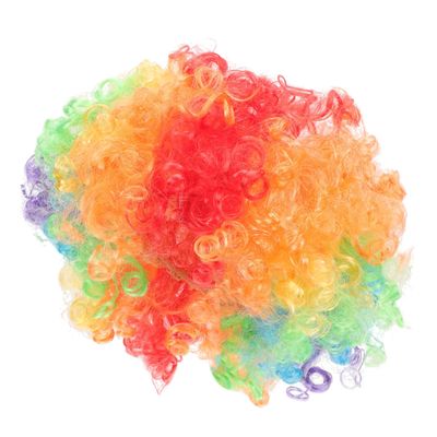 Funny Rainbow Clown Wig for Theme Parties