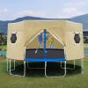 Heavy-Duty Sun Shade Cover for Trampolines, Tear-Resistant, Foldable, UV-Resistant, All-Weather view 2