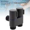 BONKZEBU 1-In-2-Out Metal Dual-Control Angle Valve for Bathroom, Toilet, and Balcony, Copper (Black) view 3