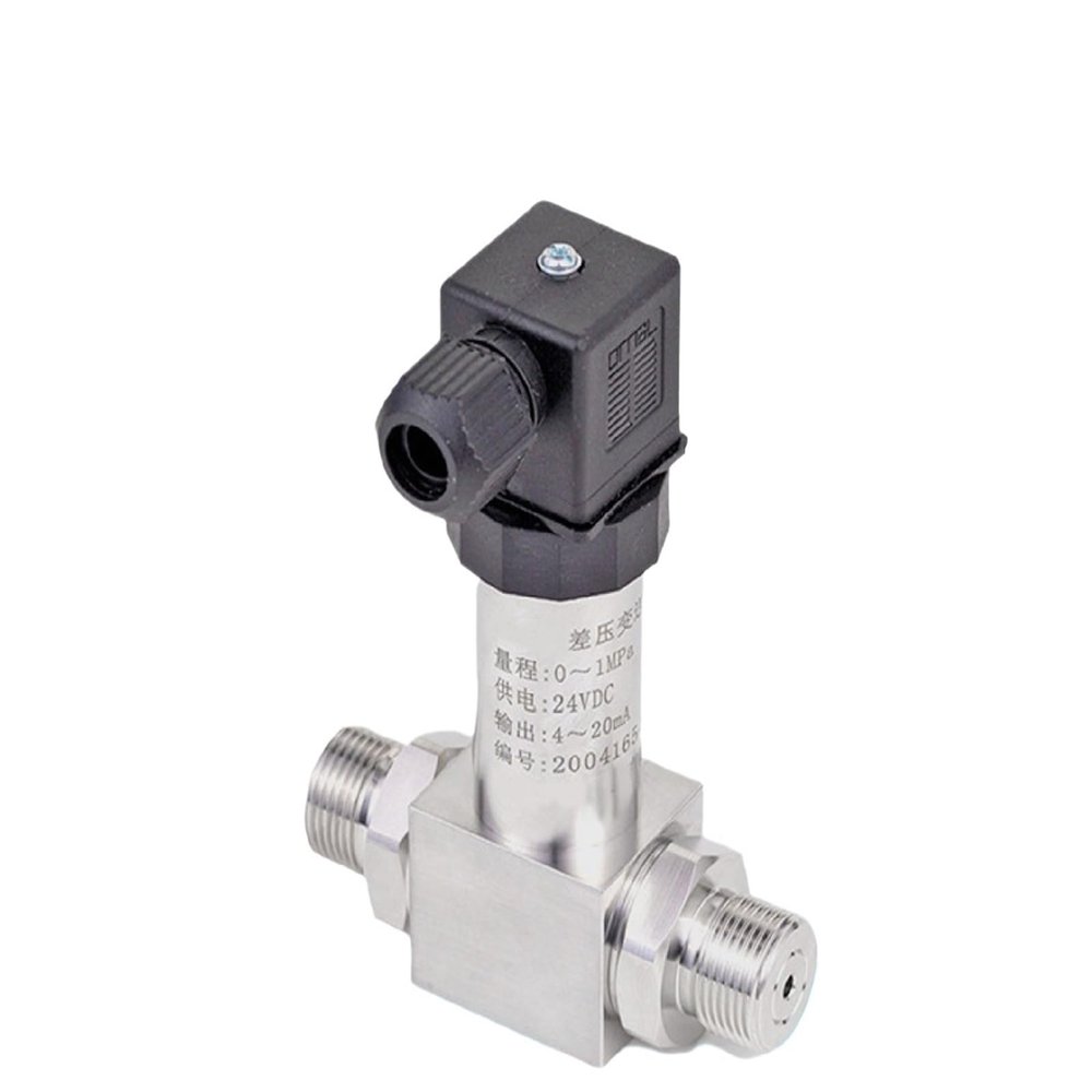 BAFEIYA Industrial Differential Pressure Sensor, 4–20 mA Output, Stainless Steel, IP65, High Precision, for Liquids and Gases (0–3.5 MPa)
