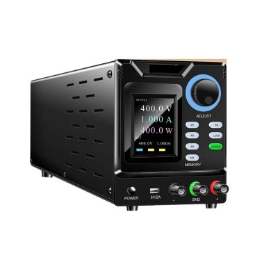 1000 V, 1 A, 1000 W Adjustable DC Power Supply, 4 Presets, RS232/USB, Low Noise (600 V, 1 A, 600 W, RS232)
