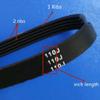 LIUKNG 6PJ1760 / 8PJ1760 / 9PJ1760 / 10PJ1760 / 11PJ1760 / 12PJ1760 / 15PJ1760 Rubber Poly-V Drive Belt, 9 Ribs view 2