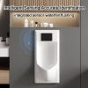Commercial Ceramic Urinal, Wall-Mounted Sensor Urinal for Men with Splash Guard and Open Access Panel, Built-In Toilet for Hotels, Malls, Airports (Green) view 3