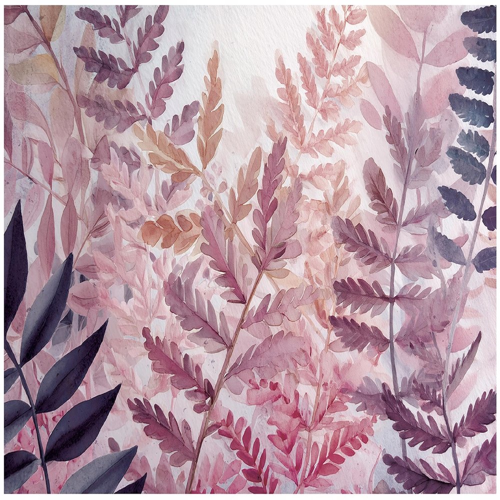 WallArena Non-Woven Photo Wallpaper, Leaves, 400 x 280 cm