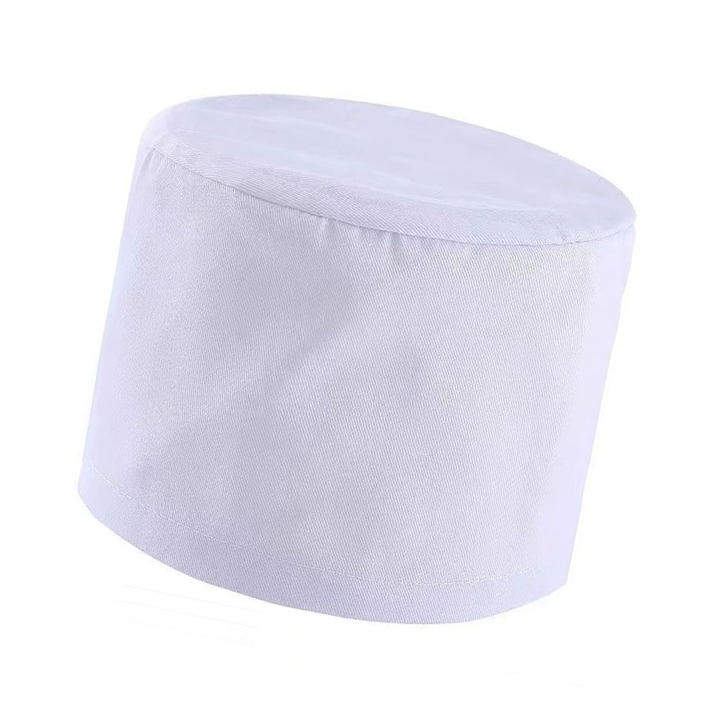 Breathable Cotton Hygiene Cap for Kitchen and Laboratory, Elastic Fit, One Size
