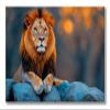Paint by Numbers for Adults, Lion Painting Kit, 60 × 80 cm view 1