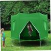 2.4 m Waterproof Trampoline Shade Canopy with UV and Wind Protection view 4