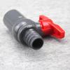 Full-Port PVC Ball Valve with Clamp-Sleeve Socket, 25 x 32 mm / Pagoda Barb, 16–19–22 mm view 4