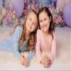 Kate Balloon Arch Photography Backdrop, 10 x 8 ft / 3 x 2.5 m, Purple Flowers and Butterflies view 3