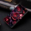 YKTO Red Rose Wallet Case for Huawei Y9 Prime 2019 with Wrist Strap view 4