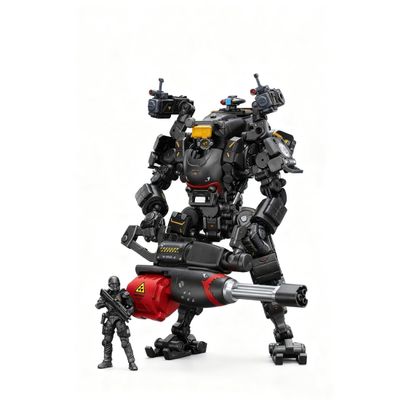 LOKLNEYK 1/25 Scale Articulated Military Mecha Soldier Figure with Accessories