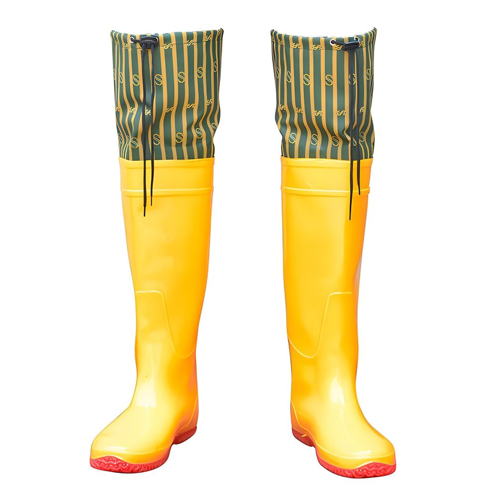 LXZSMH Insulated Hip Waders for Women and Men, Waterproof High-Knee Fishing Boots (10.5)