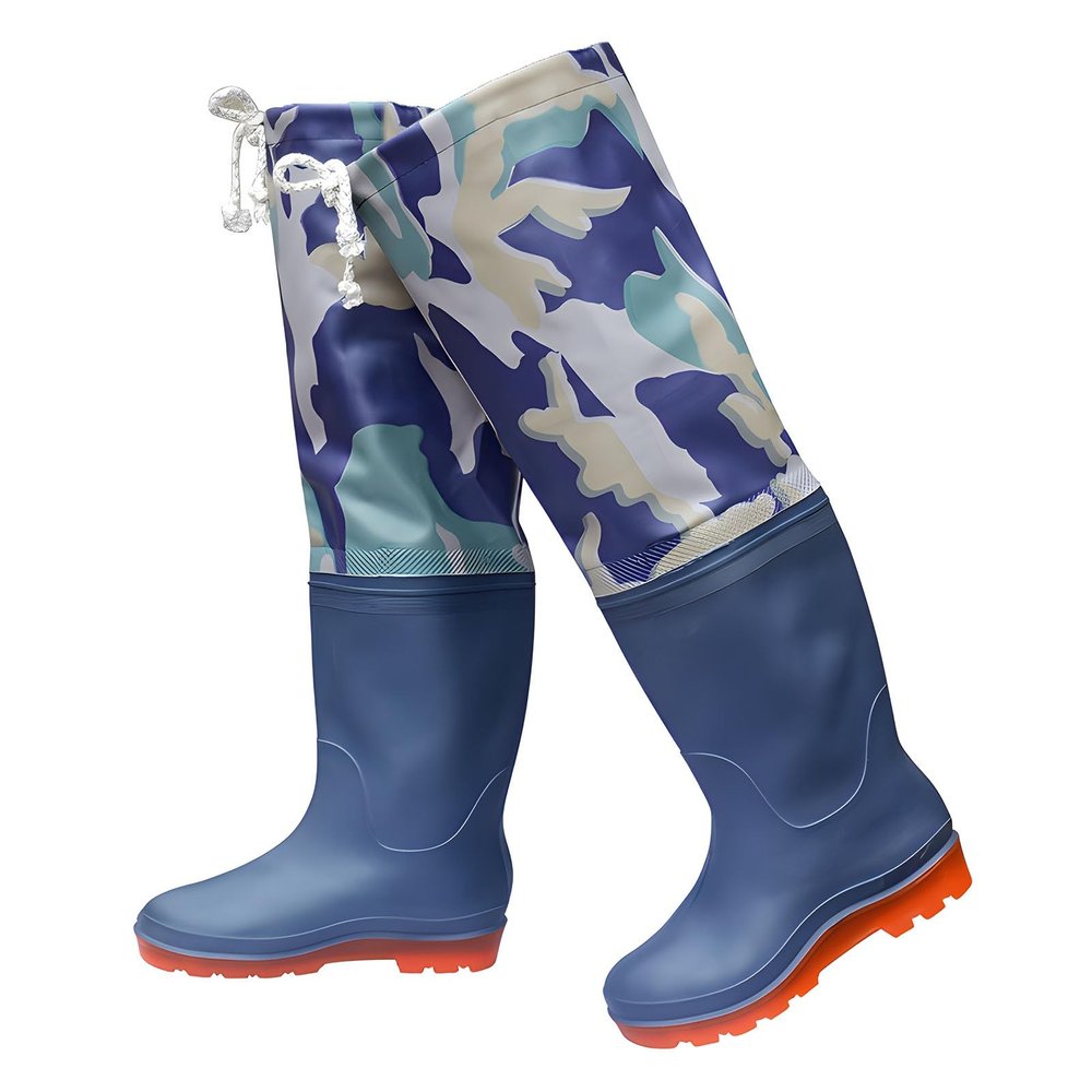 LXZSMH Lightweight Hip Waders for Men, Waterproof Wading Boots for Fishing and Hunting (6.5)
