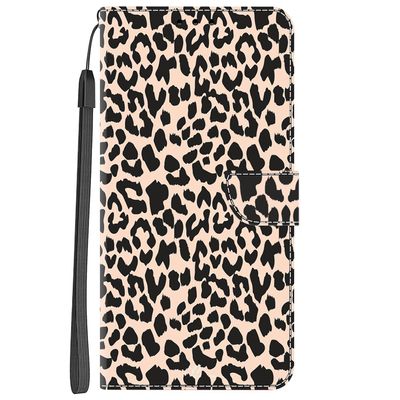 YKTO PU Leather Wallet Flip Case for Honor Magic 4 Lite, Leopard Pattern