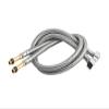 Stainless Steel Braided Hose, 2-Pack, 60 cm, G1/2, Silver view 1