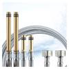 Stainless Steel Braided Hose, 2-Pack, 60 cm, G1/2, Silver view 4