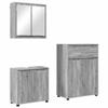 Teenpull 3-Piece Bathroom Furniture Set, Gray Sonoma view 2