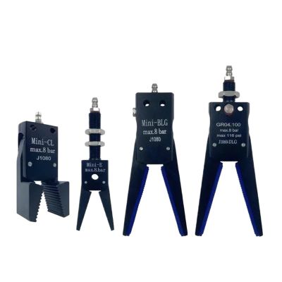 Manipulator Mini Fixture, 1-Piece Pneumatic Forming Fixture, MINI A Gripper, Thread Extension, Anti-Slip Cover (Blue)