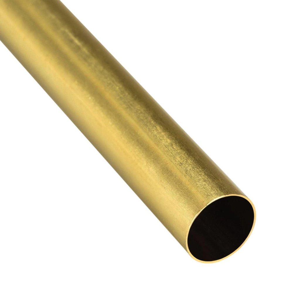 H62 Brass Hollow Tube, 35 mm OD × 2.5 mm Wall × 500 mm
