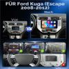 4GB+64GB VECHTEL 9" Bluetooth Car Stereo for Ford Kuga/Escape 2008–2012 view 2