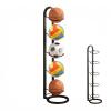 5-Tier Ball Storage Rack, Freestanding Metal Ball Holder view 1
