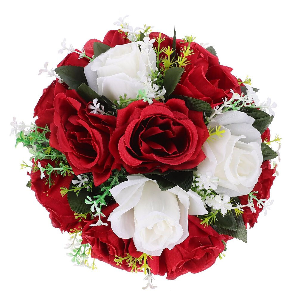 Levemolo Artificial Wedding Roses Flower Ball Table Decoration
