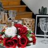 Levemolo Artificial Wedding Roses Flower Ball Table Decoration view 3