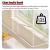 Window Sill Extension for Plants, Drill-Free Transparent Acrylic Shelf, 35 x 35 cm view 3