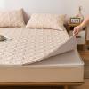 Quilted Zippered Mattress Protector, Beige, 180 x 210 x 18 cm view 4