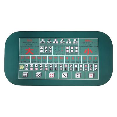 SDGBCXD Poker Mat, Game Table Mat with Carrying Bag, Foam Poker Tabletop (Green, S)