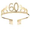 Birthday Crown for Women with Rhinestones, Elegant Headpiece view 1