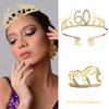 Birthday Crown for Women with Rhinestones, Elegant Headpiece view 4