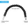 NDNCZDHC 18-Piece Flexible Drill Extension Set with 105-Degree Right-Angle Adapter and 1/2, 3/8, 1/4-Inch Hex Adapters view 3